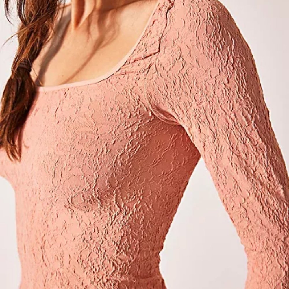 sale! Free People Have It All Long-Sleeve Top 2510 1T6